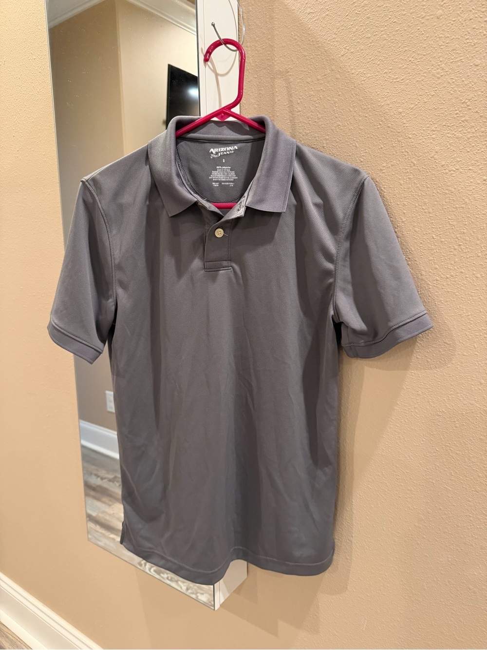 Arizona Jean Company Gray Men's Short-Sleeve Polo